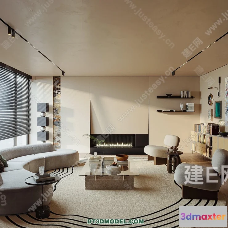 1219210 - CORONA LIVING ROOM 3D MODELS - 021