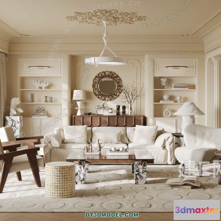 1219232 - CORONA LIVING ROOM 3D MODELS - 032