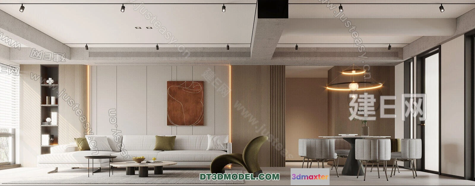 1219346 - CORONA LIVING ROOM 3D MODELS - 089