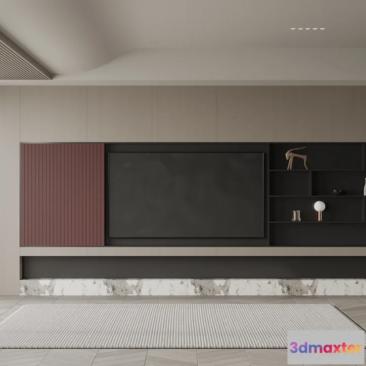 1223500 - LIVING ROOM - MODERN STYLE - 3D SCENE - 003