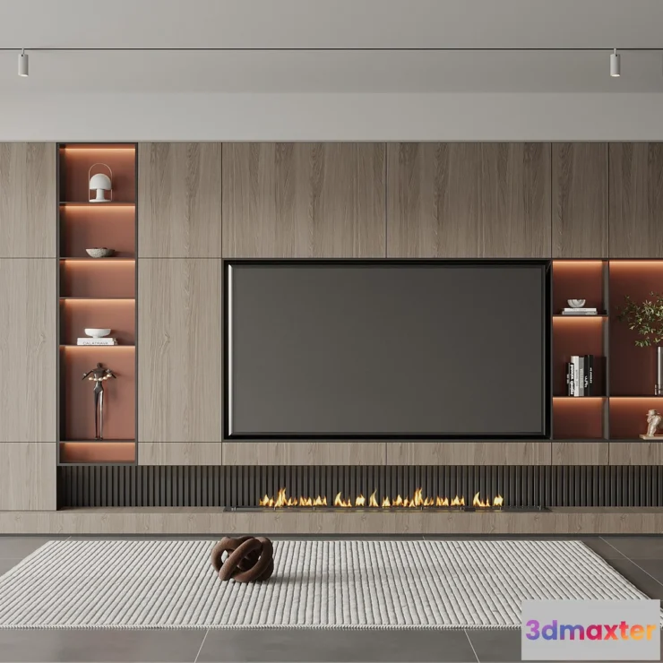 1223524 - LIVING ROOM - MODERN STYLE - 3D SCENE - 015