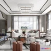1223538 - LIVING ROOM - MODERN STYLE - 3D SCENE - 022