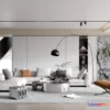 1223622 - LIVING ROOM - MODERN STYLE - 3D SCENE - 064