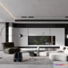 1223626 - LIVING ROOM - MODERN STYLE - 3D SCENE - 066