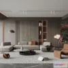 1223638 - LIVING ROOM - MODERN STYLE - 3D SCENE - 072