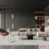 1223648 - LIVING ROOM - MODERN STYLE - 3D SCENE - 077