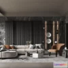 1223662 - LIVING ROOM - MODERN STYLE - 3D SCENE - 084
