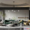 1223664 - LIVING ROOM - MODERN STYLE - 3D SCENE - 085
