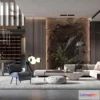 1223682 - LIVING ROOM - MODERN STYLE - 3D SCENE - 094