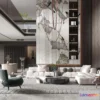 1223736 - LIVING ROOM - MODERN STYLE - 3D SCENE - 121