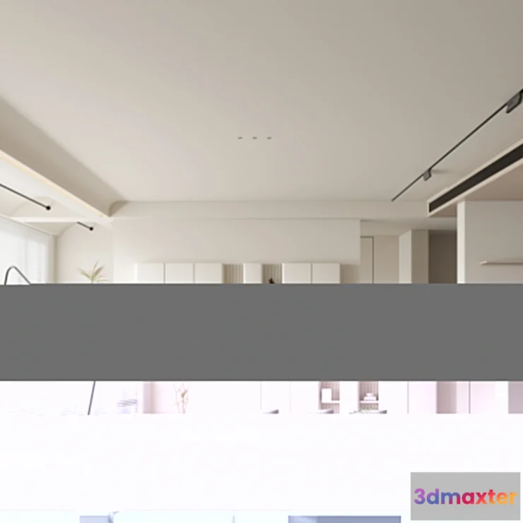 1223778 - LIVING ROOM - MODERN STYLE - 3D SCENE - 142