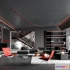 1223794 - LIVING ROOM - MODERN STYLE - 3D SCENE - 150