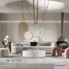 1223862 - LIVING ROOM - MODERN STYLE - 3D SCENE - 184