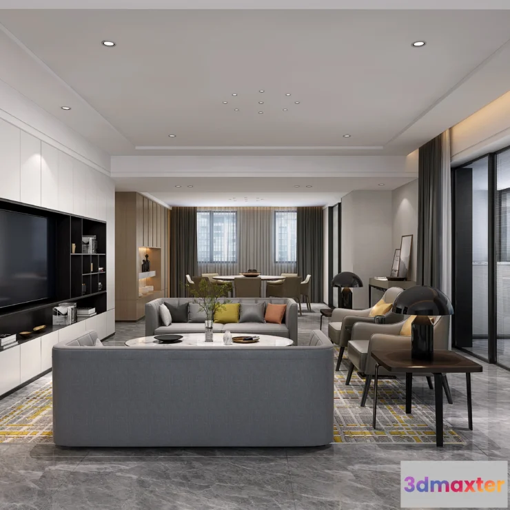 1224496 - LIVING ROOM - MODERN STYLE - 501