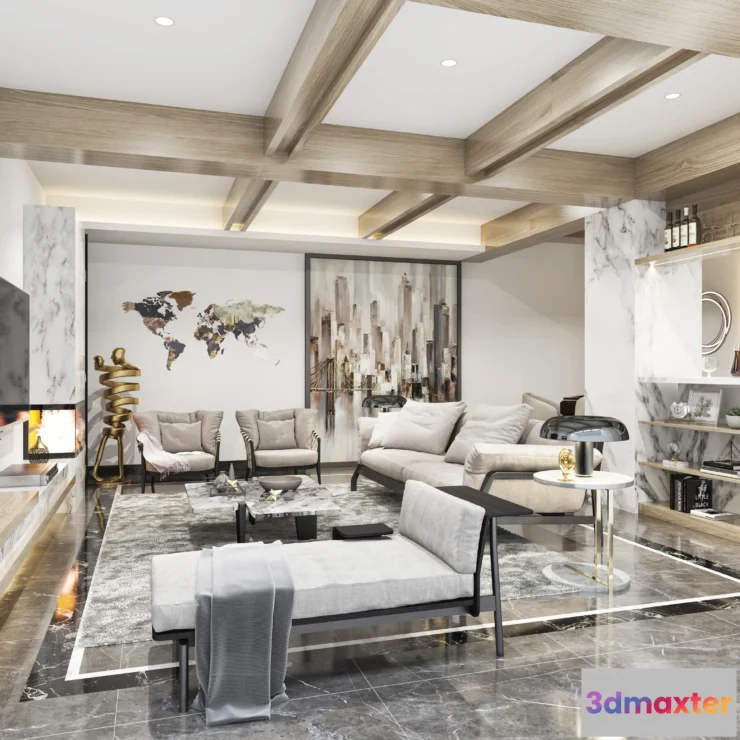 1224552 - LIVING ROOM - MODERN STYLE - 529