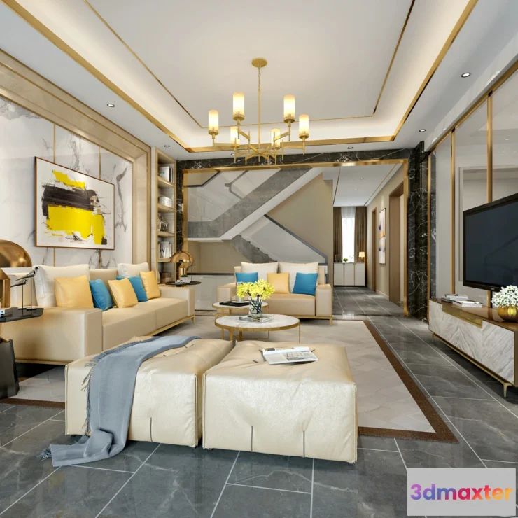 1224594 - LIVING ROOM - MODERN STYLE - 550