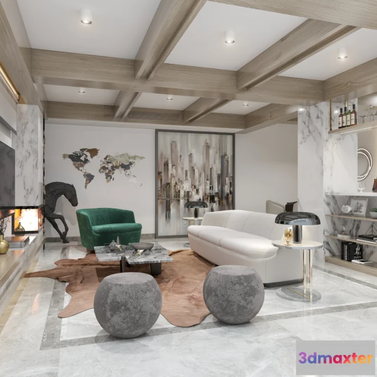 1224620 - LIVING ROOM - MODERN STYLE - 563