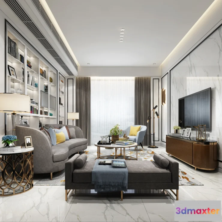 1224642 - LIVING ROOM - MODERN STYLE - 574