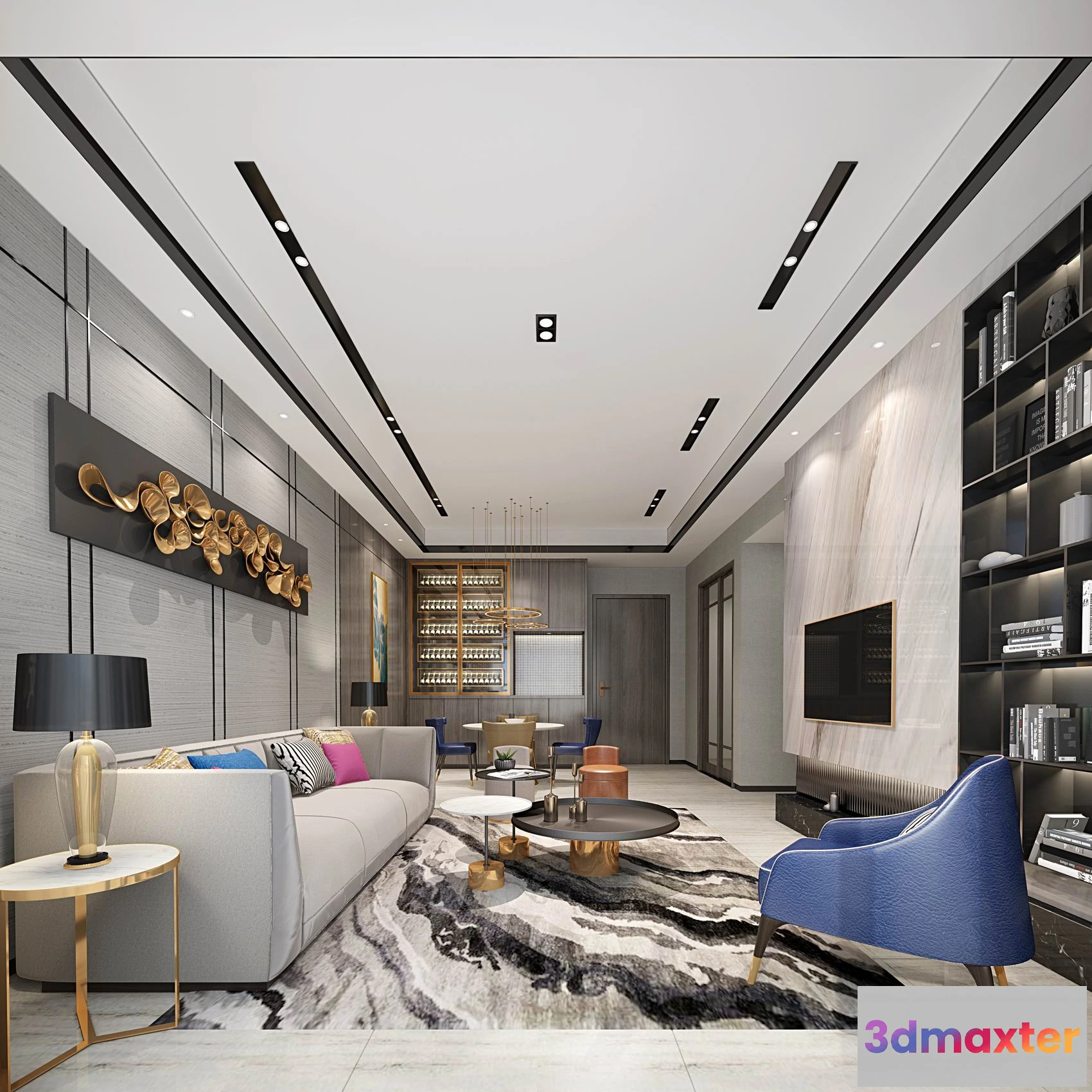 1224712 - LIVING ROOM - MODERN STYLE - 609