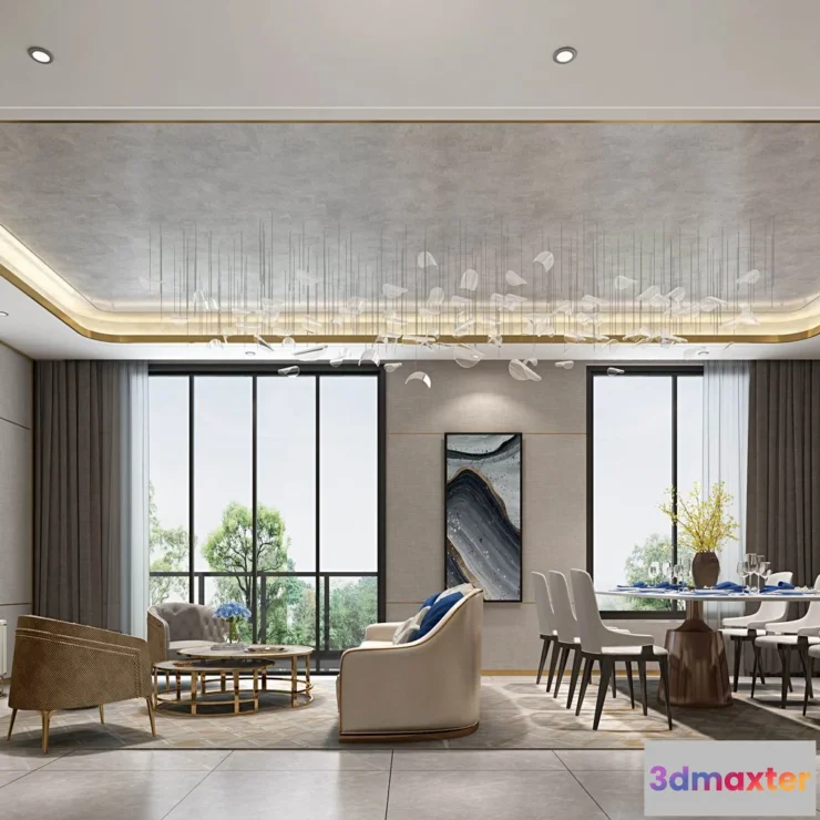 1224718 - LIVING ROOM - MODERN STYLE - 612