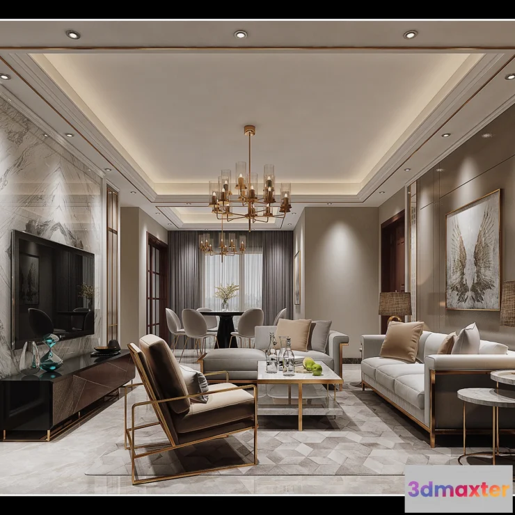 1224744 - LIVING ROOM - MODERN STYLE - 625