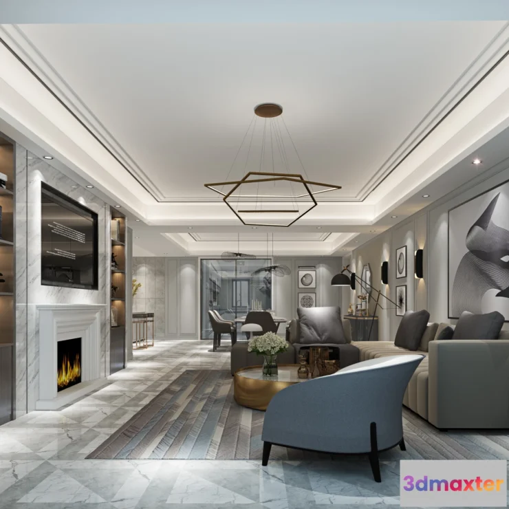 1224784 - LIVING ROOM - MODERN STYLE - 645