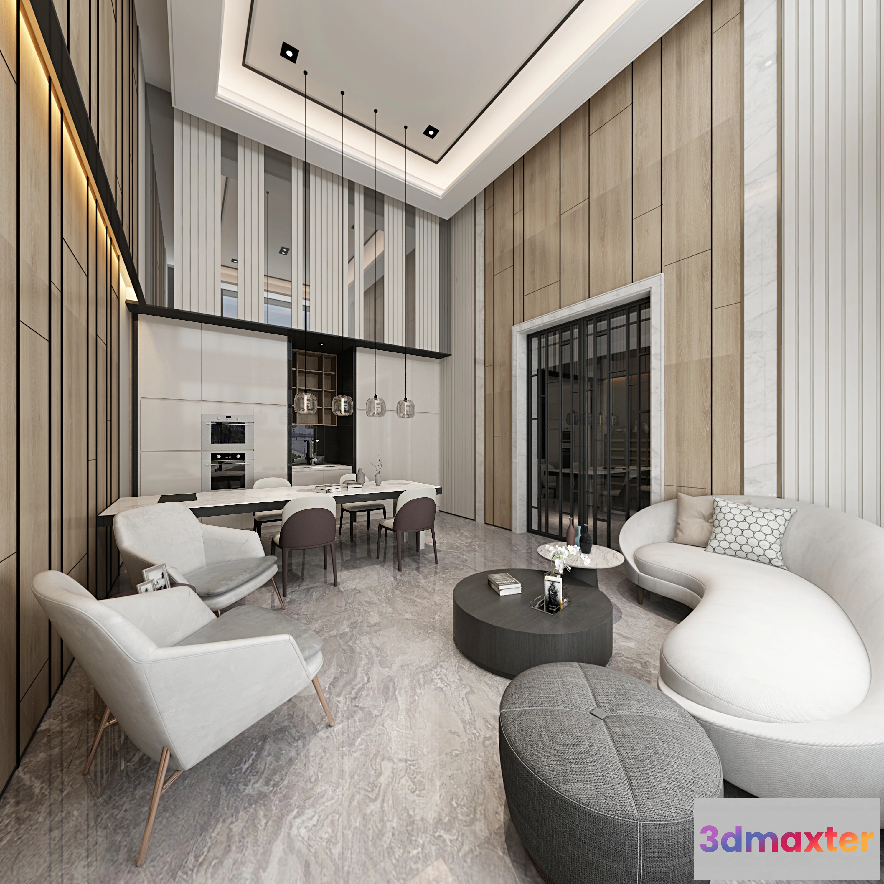 1224808 - LIVING ROOM - MODERN STYLE - 657