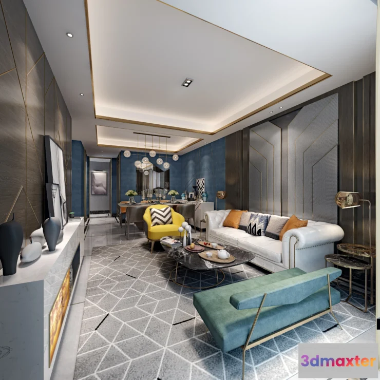 1224828 - LIVING ROOM - MODERN STYLE - 667