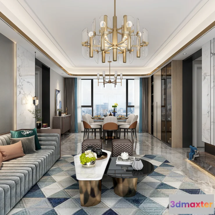 1224840 - LIVING ROOM - MODERN STYLE - 673