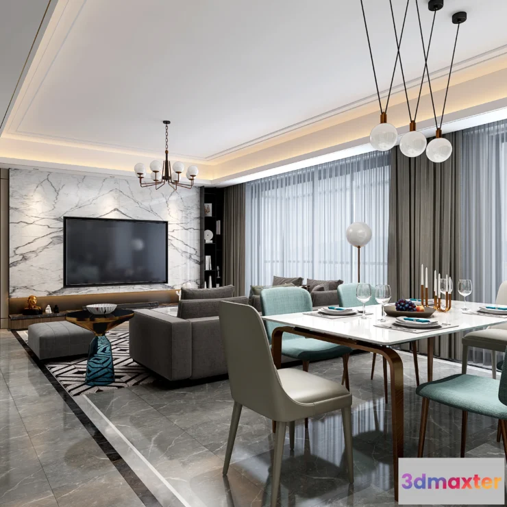 1224858 - LIVING ROOM - MODERN STYLE - 682