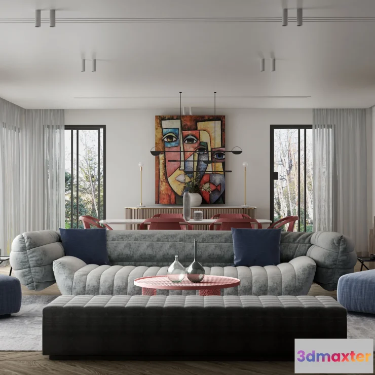 1224870 - LIVING ROOM - MODERN STYLE - 688