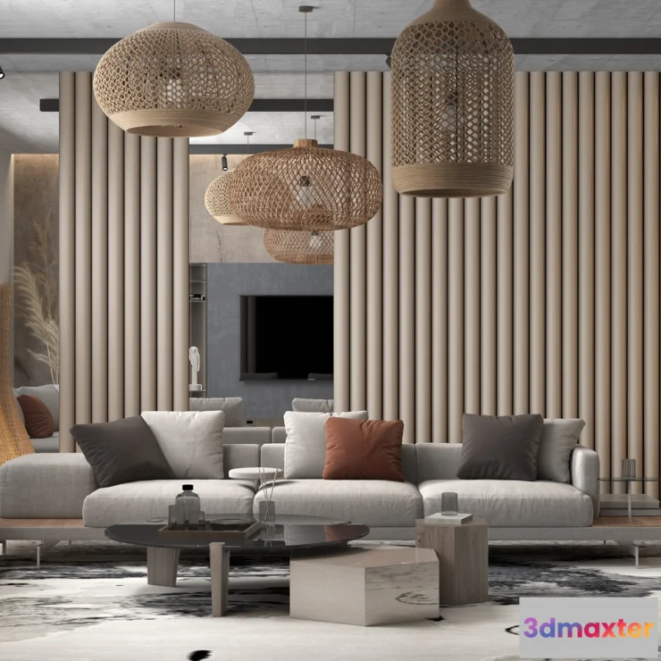 1224928 - LIVING ROOM - MODERN STYLE - 717