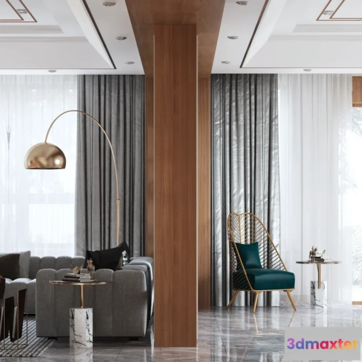 1224954 - LIVING ROOM - MODERN STYLE - 730