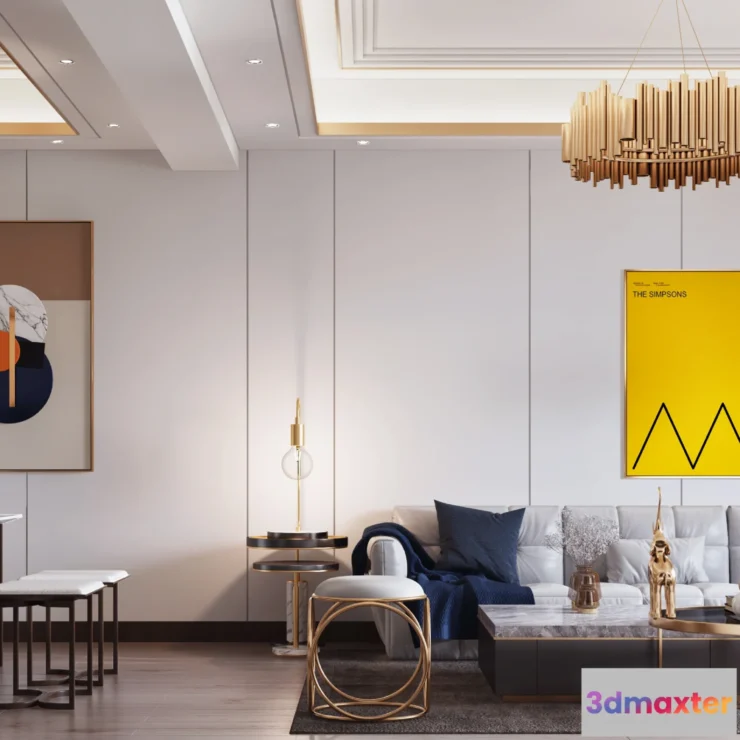 1224958 - LIVING ROOM - MODERN STYLE - 732