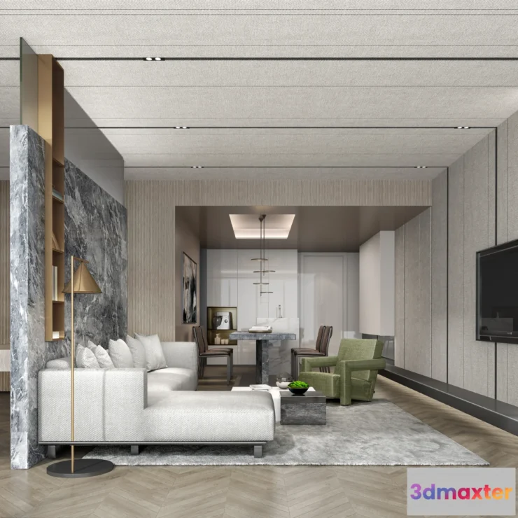 1224972 - LIVING ROOM - MODERN STYLE - 739