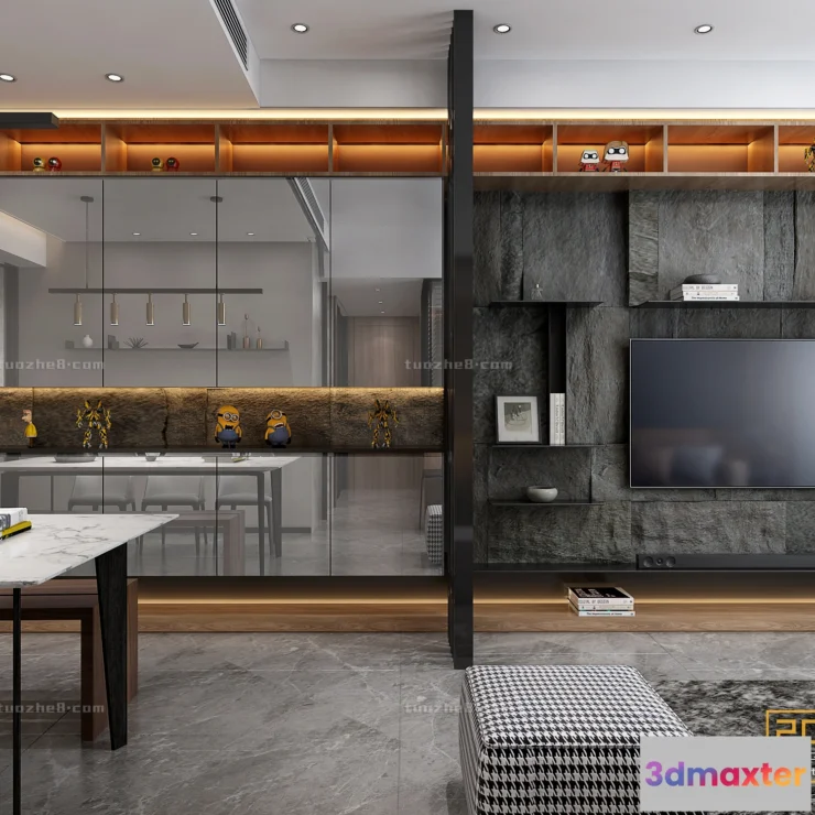 1251412 - Extension Interior - LINGVING ROOM - MODERN STYLES - 003