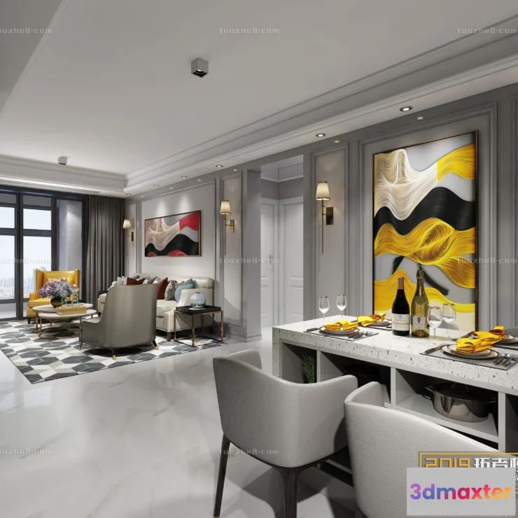 1251490 - Extension Interior - LINGVING ROOM - MODERN STYLES - 042