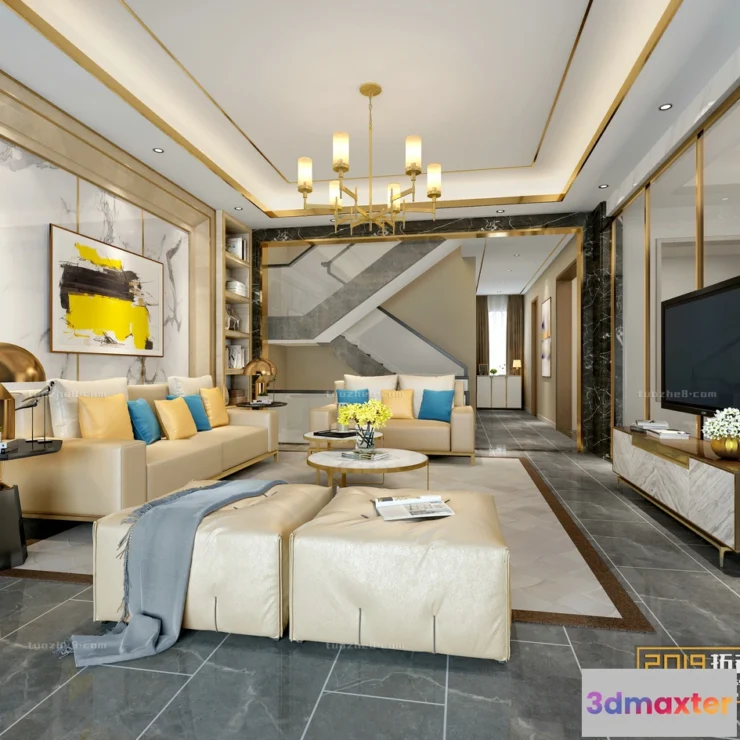 1251536 - Extension Interior - LINGVING ROOM - MODERN STYLES - 065