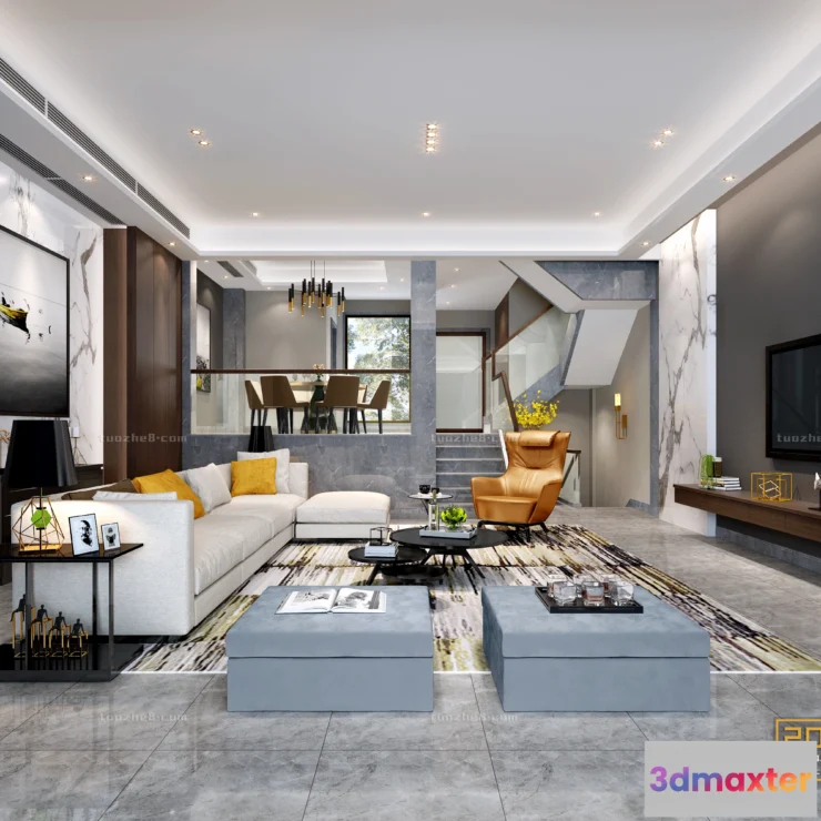 1251558 - Extension Interior - LINGVING ROOM - MODERN STYLES - 076