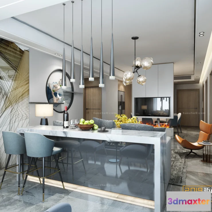 1251660 - Extension Interior - LINGVING ROOM - MODERN STYLES - 127