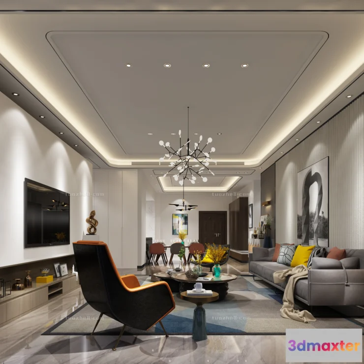 1251706 - Extension Interior - LINGVING ROOM - MODERN STYLES - 150