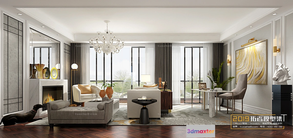 1252156 - Extension Interior - LINGVING ROOM - EUROPEAN STYLES - 020