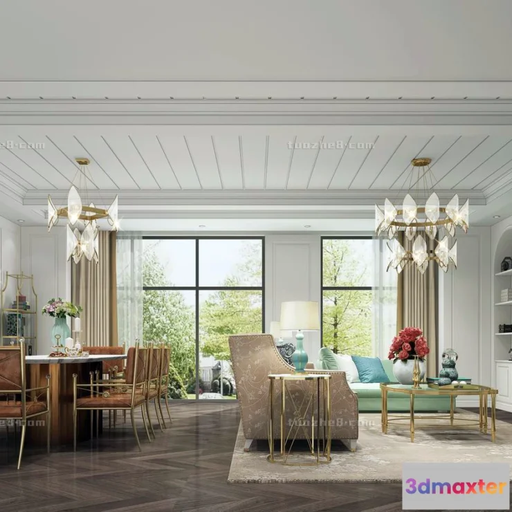 1252284 - Extension Interior - LINGVING ROOM - AMERICAN STYLES - 012