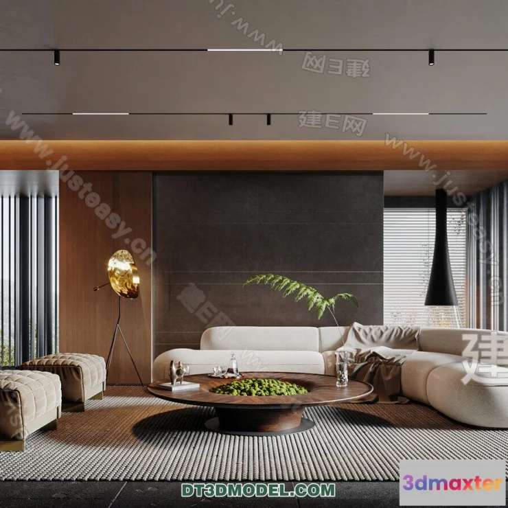 1260994 - CORONA LIVING ROOM 3D MODELS - 003