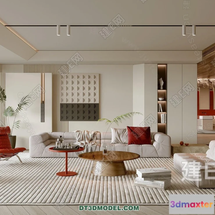 1261120 - CORONA LIVING ROOM 3D MODELS - 066