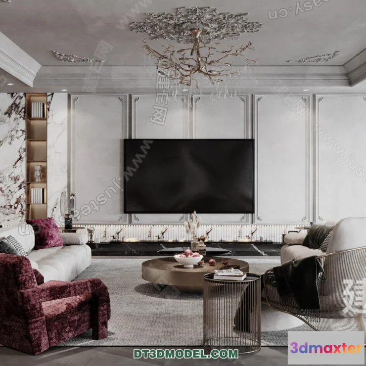 1261180 - CORONA LIVING ROOM 3D MODELS - 096