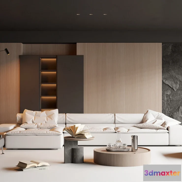 1358932 - Living Room - Modern Style 3D Scenes - Interior Design - 100 3D Max