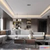 1362841 - Living Room - 3D Interior Scene - Italian Style - 030 3D Max