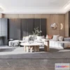 1362976 - Living Room - 3D Interior Scene - Italian Style - 032 3D Max