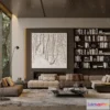 1363780 - Living Room - 3D Interior Scene - Italian Style - 044 3D Max